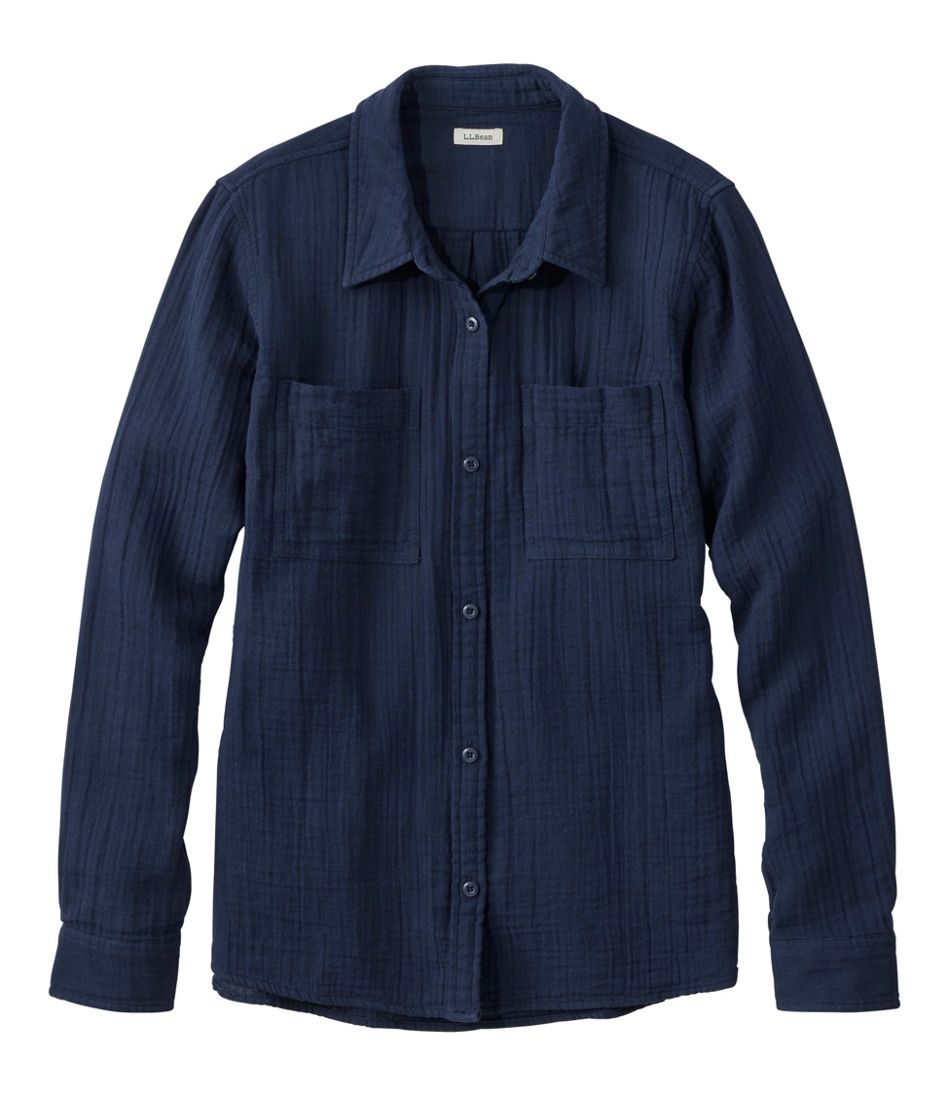 Women's Cloud Gauze Shirt, Long-Sleeve - L.L.Bean Premium