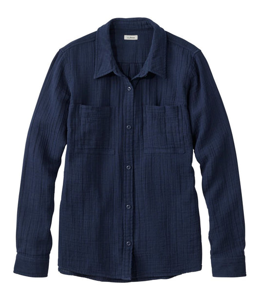 Women's Cloud Gauze Shirt, Long-Sleeve - L.L.Bean Premium