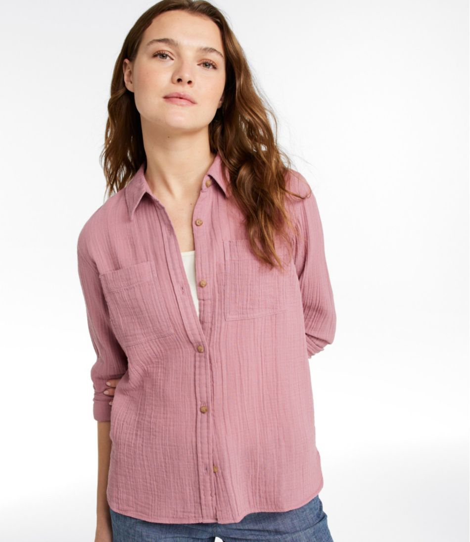 Women's Cloud Gauze Shirt, Long-Sleeve - L.L.Bean Premium