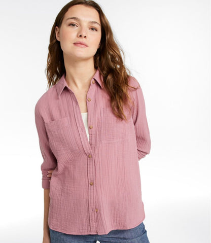Women's Cloud Gauze Shirt, Long-Sleeve - L.L.Bean Premium