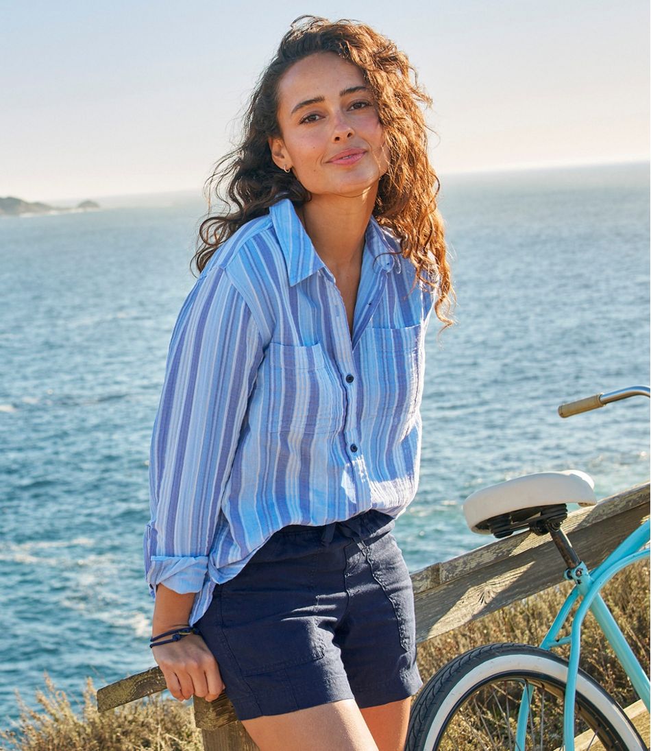 Women's Cloud Gauze Shirt, Long-Sleeve - L.L.Bean Premium