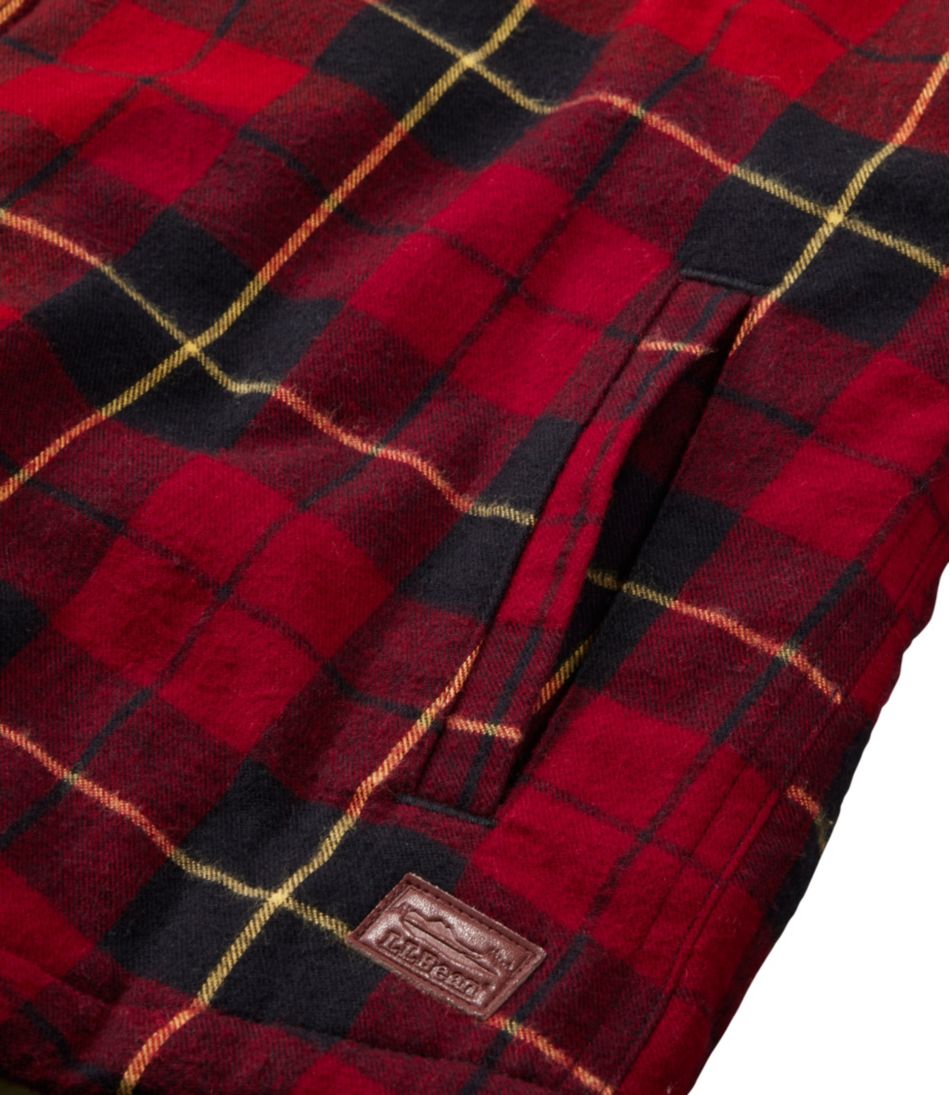 Women's Scotch Plaid Flannel Shirt, Sherpa-Lined Zip Hoodie - L.L.Bean Popular