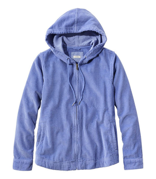Women's Comfort Corduroy Relaxed Shirt, Zip Hoodie - L.L.Bean Essential