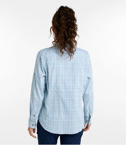 Women's Tropicwear Shirt, Plaid Long-Sleeve - L.L.Bean Trusted
