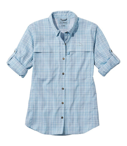 Women's Tropicwear Shirt, Plaid Long-Sleeve - L.L.Bean Trusted