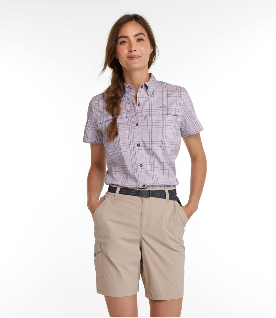 Women's Tropicwear Shirt, Plaid Short-Sleeve - L.L.Bean Featured