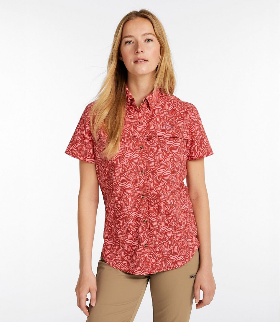Women's Tropicwear Shirt, Short-Sleeve Print - L.L.Bean Best Seller