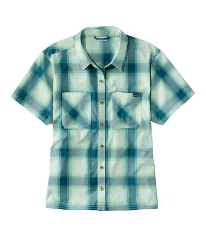 Women's Everyday SunSmart® Woven Shirt, Short-Sleeve Plaid - L.L.Bean Value
