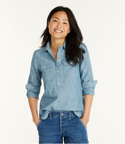 Women's Signature Woven Popover - L.L.Bean Trusted