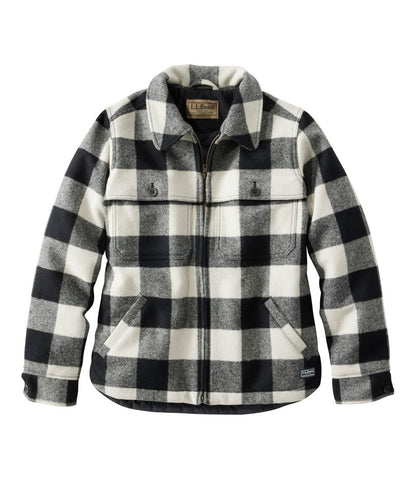 Women's Maine Guide Zip Front Jac-Shirt with Primaloft, Plaid - L.L.Bean Top Pick