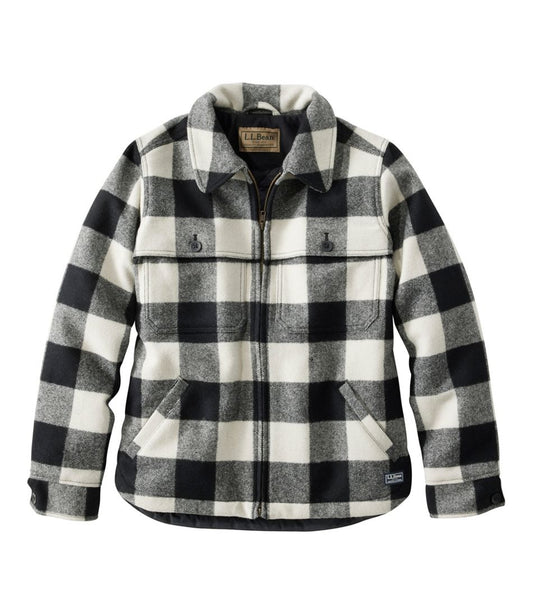 Women's Maine Guide Zip Front Jac-Shirt with Primaloft, Plaid - L.L.Bean Top Pick