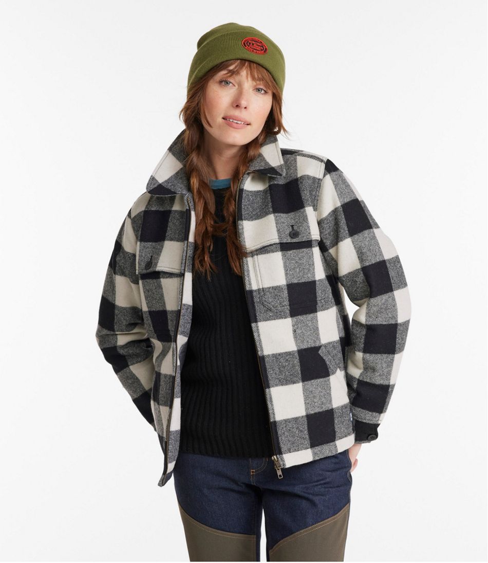 Women's Maine Guide Zip Front Jac-Shirt with Primaloft, Plaid - L.L.Bean Top Pick