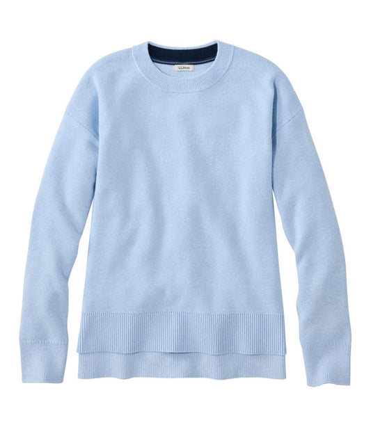 Women's Wicked Soft Cotton/Cashmere Crewneck Sweater - L.L.Bean Trending
