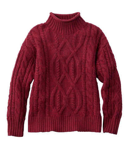 Women's 1912 Heritage Wool Blend Mockneck Sweater - L.L.Bean Recommended