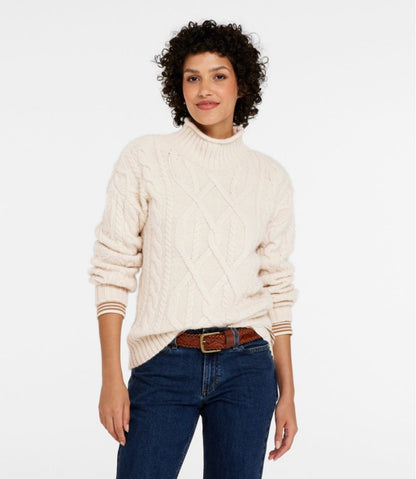 Women's 1912 Heritage Wool Blend Mockneck Sweater - L.L.Bean Recommended