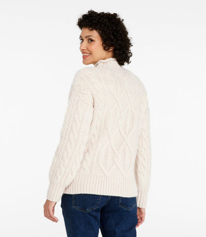 Women's 1912 Heritage Wool Blend Mockneck Sweater - L.L.Bean Recommended