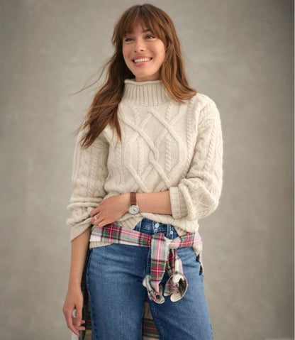 Women's 1912 Heritage Wool Blend Mockneck Sweater - L.L.Bean Recommended