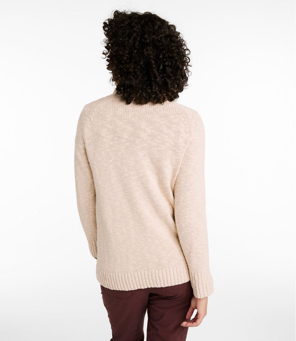Women's Cotton Ragg Sweater, Funnelneck Pullover - L.L.Bean Everyday