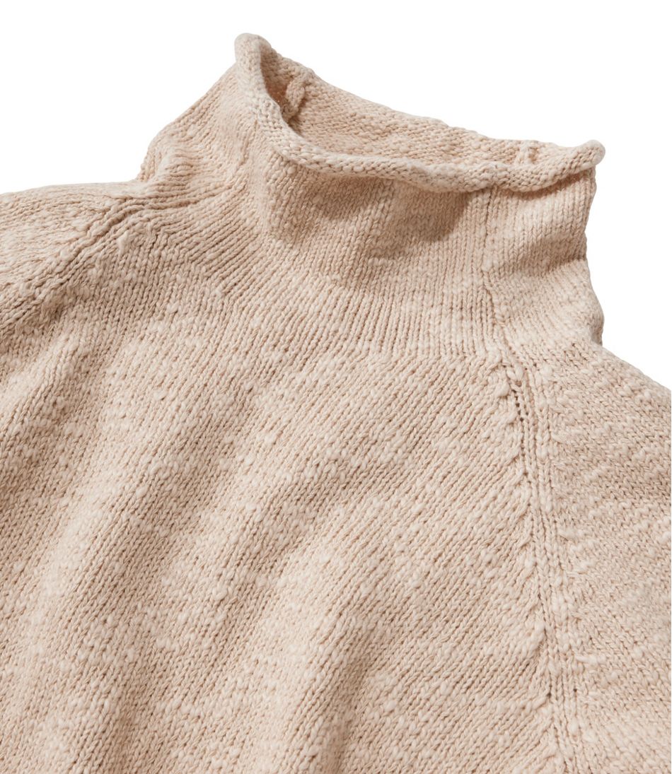 Women's Cotton Ragg Sweater, Funnelneck Pullover - L.L.Bean Everyday