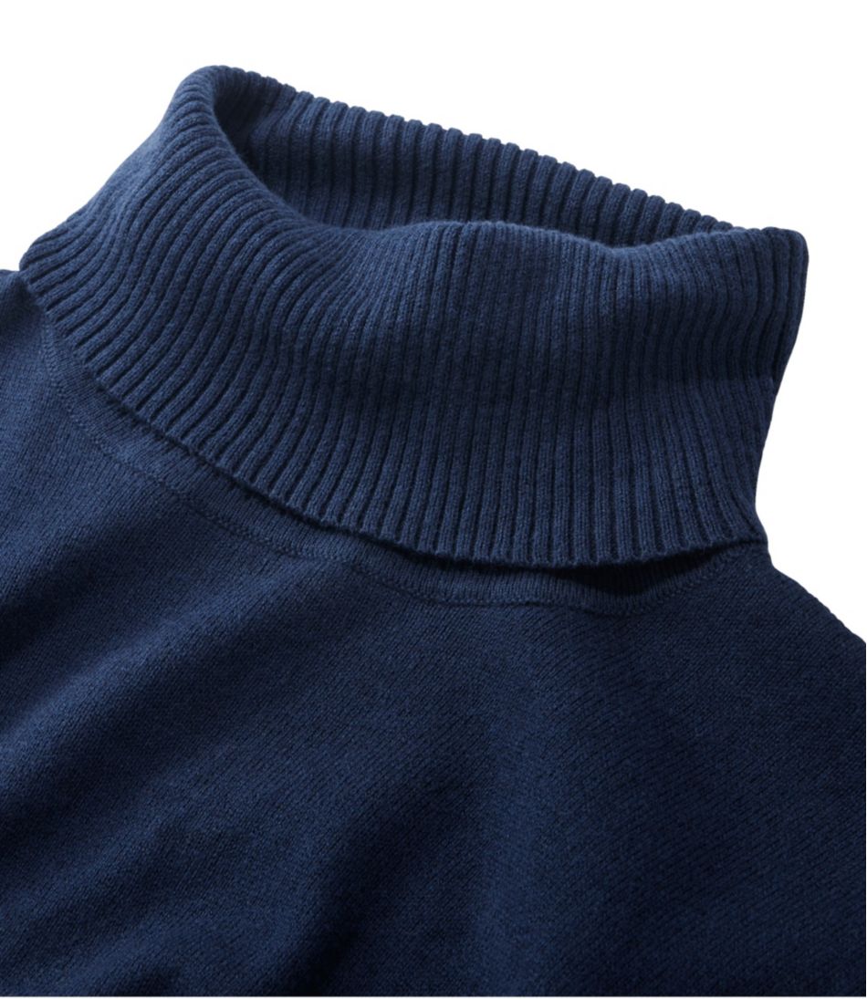 Women's Cotton/Cashmere Sweater, Turtleneck - L.L.Bean Quality