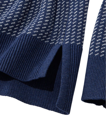 Women's Wicked Soft Cotton/Cashmere Crewneck Sweater, Pattern - L.L.Bean Trusted