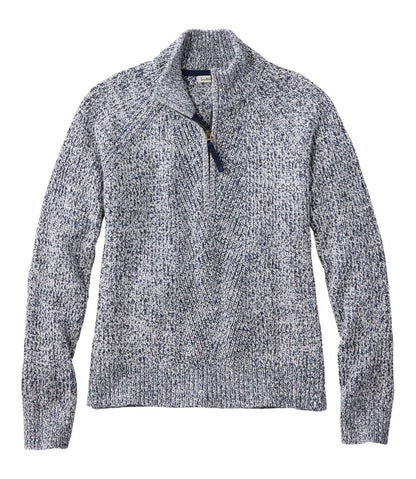 Women's Mariner Shaker Sweater, Quarter-Zip - L.L.Bean Customer Favorite