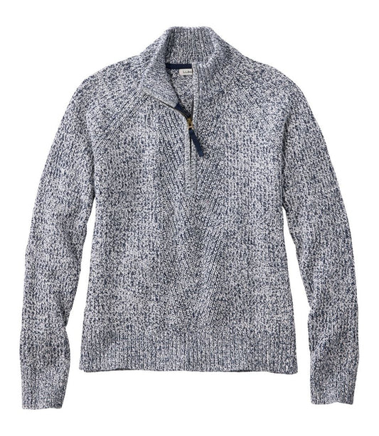 Women's Mariner Shaker Sweater, Quarter-Zip - L.L.Bean Customer Favorite