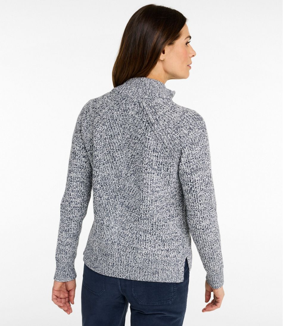 Women's Mariner Shaker Sweater, Quarter-Zip - L.L.Bean Customer Favorite