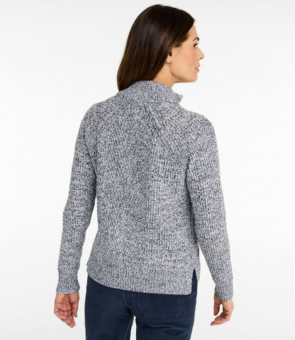 Women's Mariner Shaker Sweater, Quarter-Zip - L.L.Bean Customer Favorite