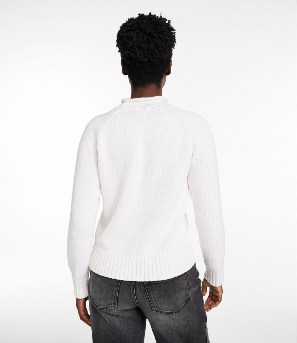 Women's Signature Original Cotton Sweater, Rollneck Novelty - L.L.Bean Premium