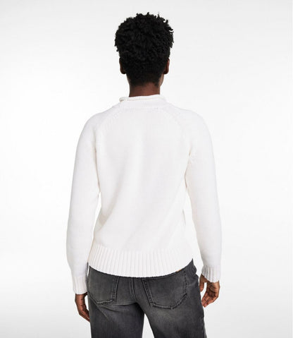 Women's Signature Original Cotton Sweater, Rollneck Novelty - L.L.Bean Premium