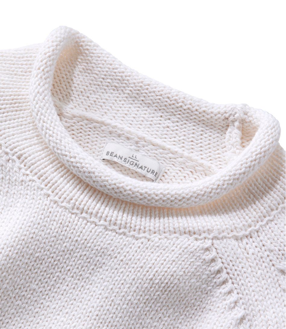 Women's Signature Original Cotton Sweater, Rollneck Novelty - L.L.Bean Premium