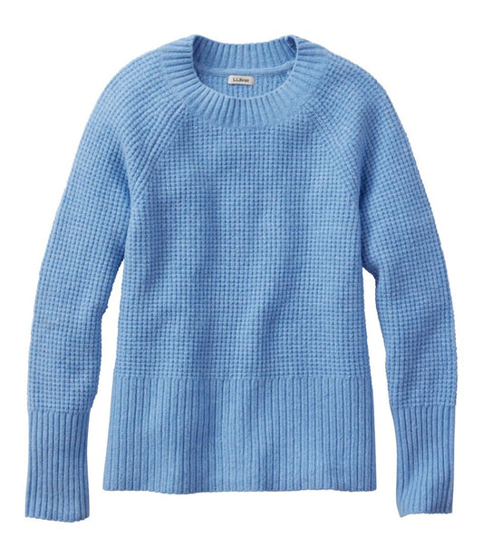 Women's SuperSoft Waffle Sweater, Crewneck - L.L.Bean New
