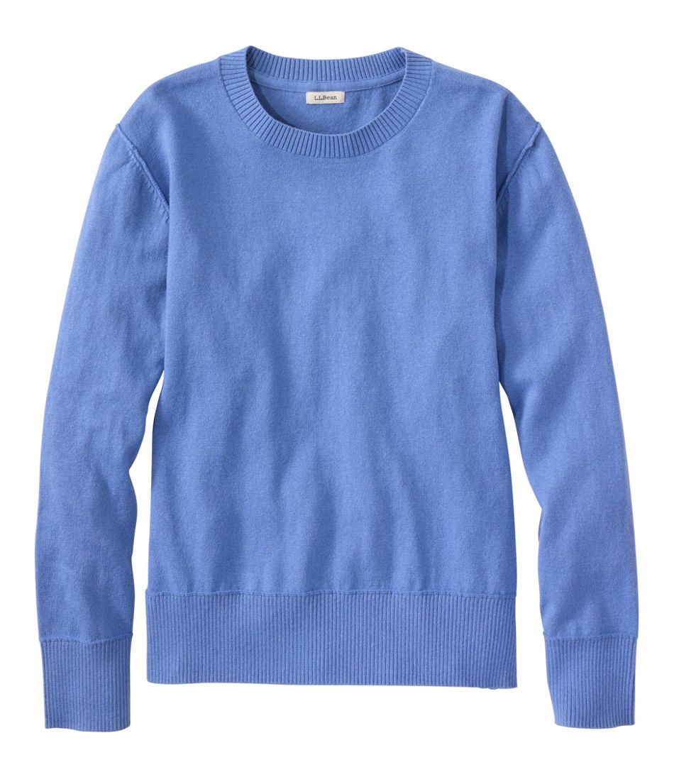 Women's Cotton/Cashmere Sweater, Crewneck - L.L.Bean Featured