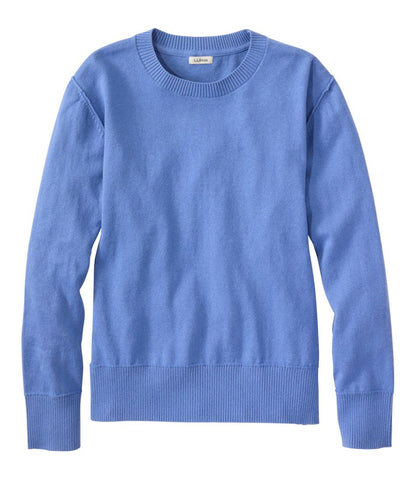 Women's Cotton/Cashmere Sweater, Crewneck - L.L.Bean Featured