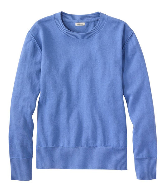 Women's Cotton/Cashmere Sweater, Crewneck - L.L.Bean Featured