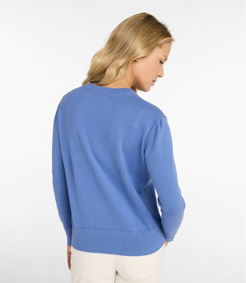 Women's Cotton/Cashmere Sweater, Crewneck - L.L.Bean Featured