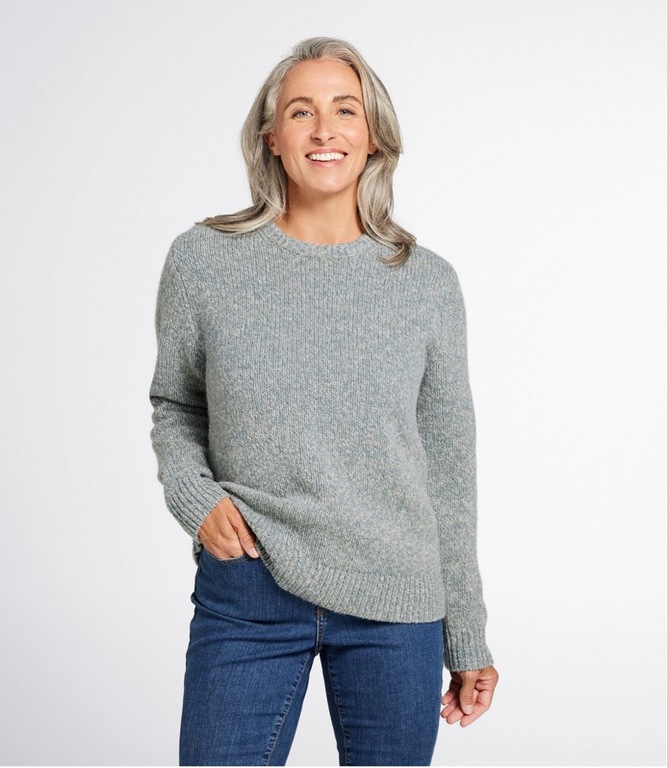 Women's Bean's Classic Ragg Wool Sweater, Crewneck - L.L.Bean Popular