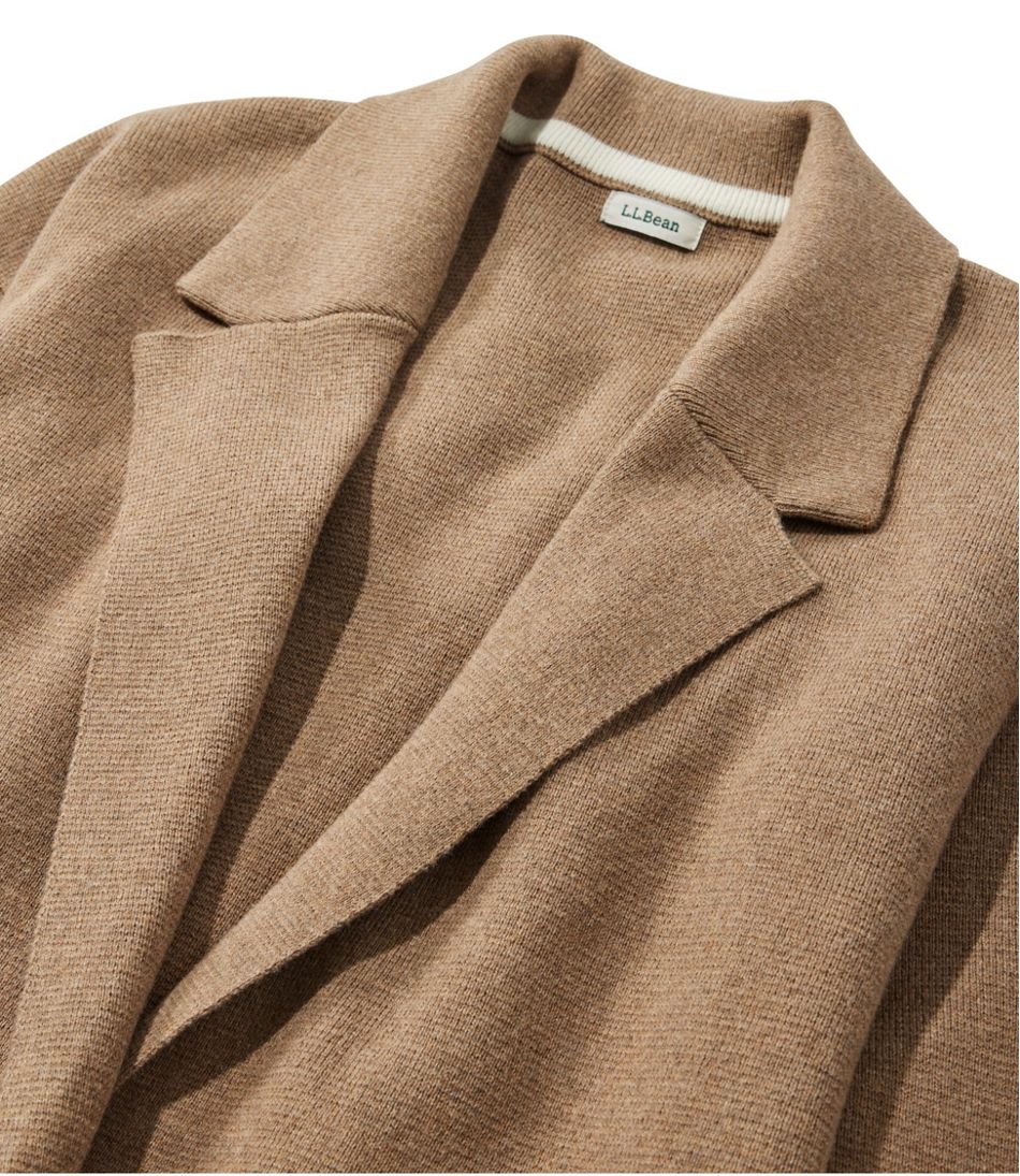 Women's Wicked Soft Cotton/Cashmere Coatigan Sweater - L.L.Bean Trending