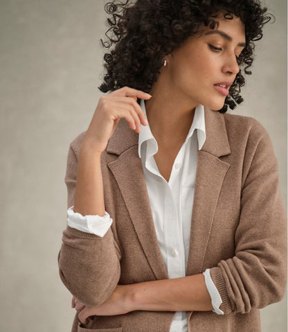 Women's Wicked Soft Cotton/Cashmere Coatigan Sweater - L.L.Bean Trending