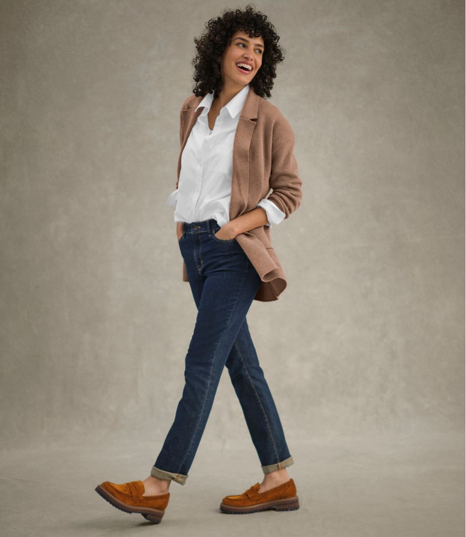 Women's Wicked Soft Cotton/Cashmere Coatigan Sweater - L.L.Bean Trending