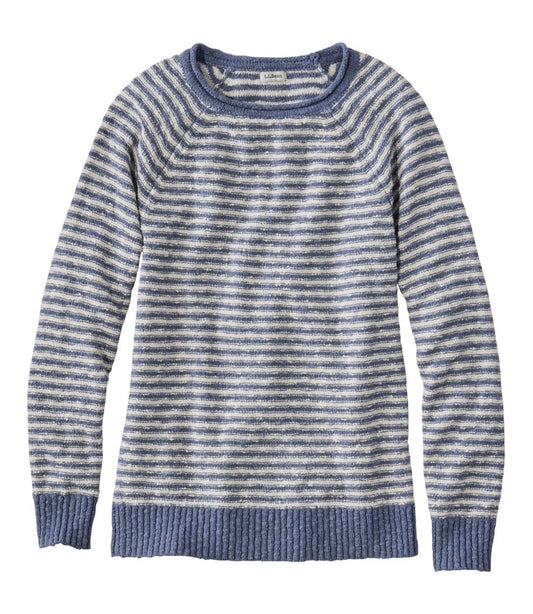 Women's Midweight Cotton Slub Rollneck Pullover Stripe - L.L.Bean Exclusive
