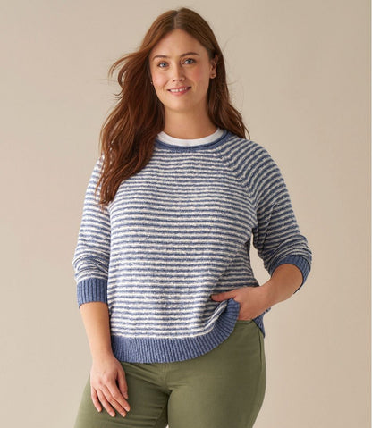 Women's Midweight Cotton Slub Rollneck Pullover Stripe - L.L.Bean Exclusive