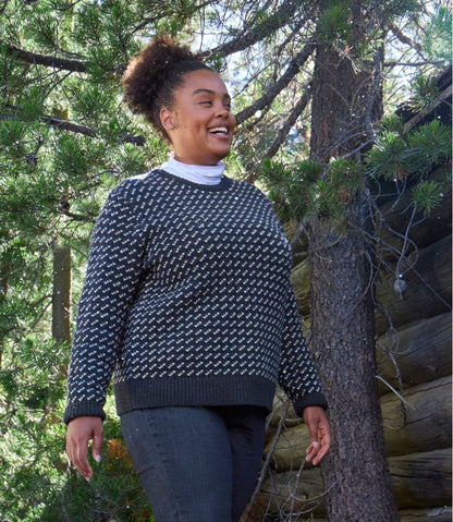 Women's Bean's Classic Ragg Wool Sweater, Crewneck Bird's-Eye - L.L.Bean Essential