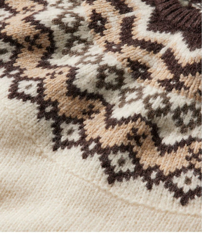 Women's Bean's Classic Ragg Wool Sweater, Crewneck Fair Isle - L.L.Bean Trusted