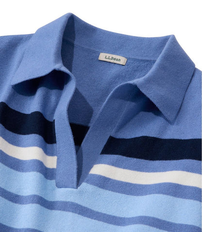 Women's Cotton/Cashmere Sweater, Polo Stripe - L.L.Bean Top Pick