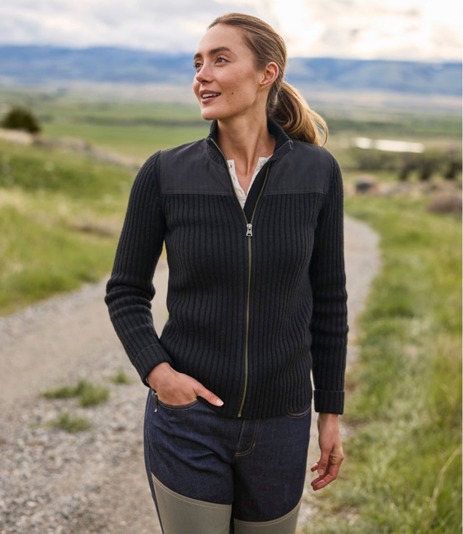 Women's Commando Sweater, Full-Zip - L.L.Bean New