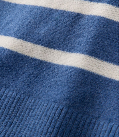 Women's Classic Cashmere Sweater, Crewneck Stripe - L.L.Bean Trending