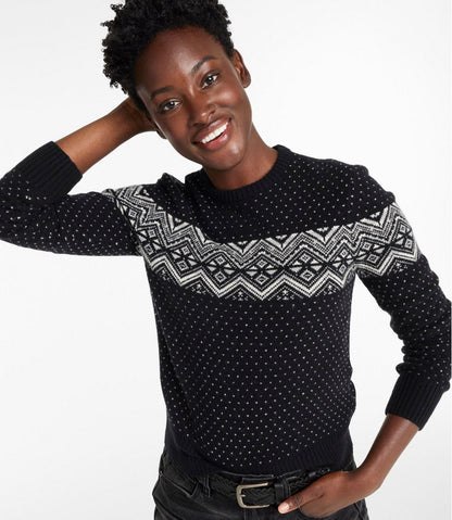 Women's Signature Camp Merino Wool Sweater, Pullover Novelty - L.L.Bean Quality