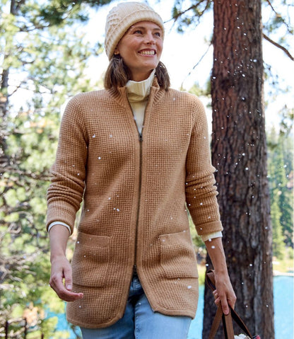 Women's SuperSoft Waffle Sweater, Coatigan - L.L.Bean Everyday